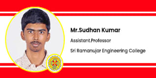 Sri Ramanujar Engineering College, Chennai ,Tamilnadu, Assistant.Professor :  Mr.Sudhan Kumar Interview